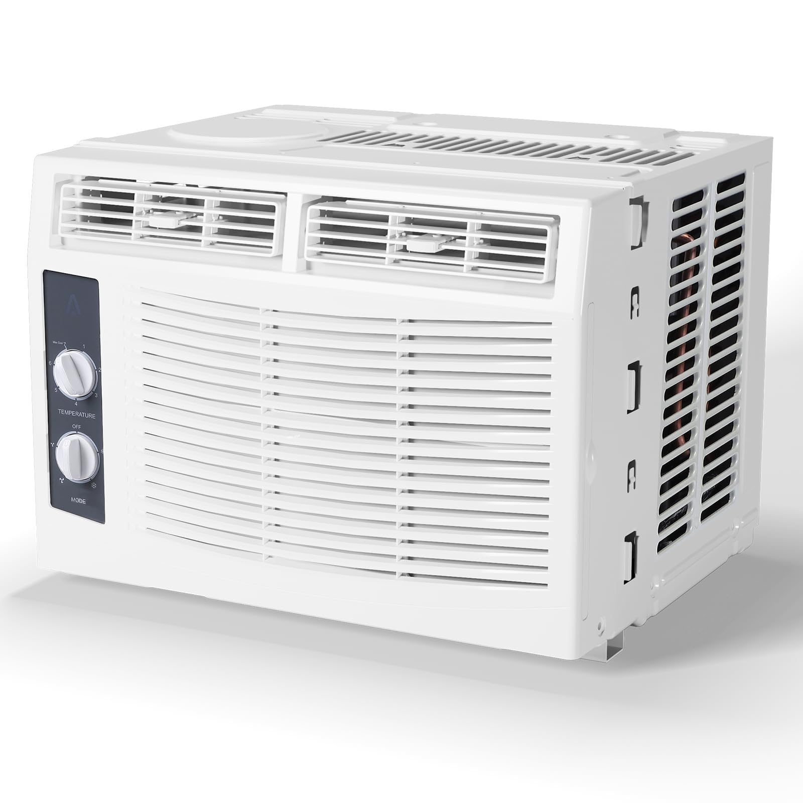 Hipicute 5,000 BTU Window Air Conditioner Unit for Rooms up to 150 Sq Ft, with Mechanical Controls, Cool/Fan Modes, Washable Filter &amp; Easy Install Kit, Ideal for Small Bedroom, Office, Living Room