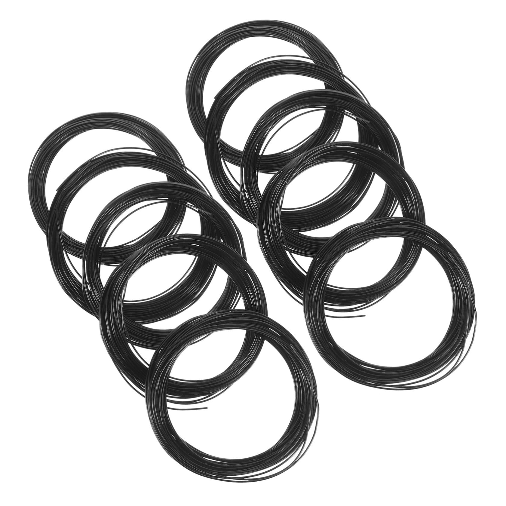 TOPPERFUN Aluminium Bonsai Wire Set 10 Rolls 1mm for Bonsai Training Gardening Supplies and DIY Crafts