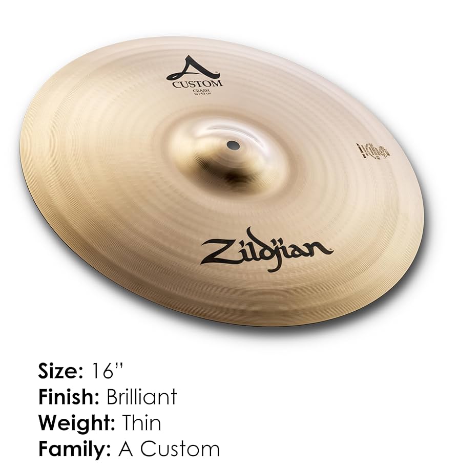 Amazon.com: Zildjian, 16 inches Crash Cymbal, 16
