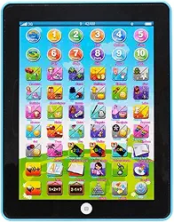 Tablet Interativo Educativo Bilingue Azul