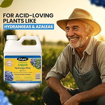 Amazon.com : EZ-GRO Hydrangea Fertilizer, Liquid Plant Food 21-7-7