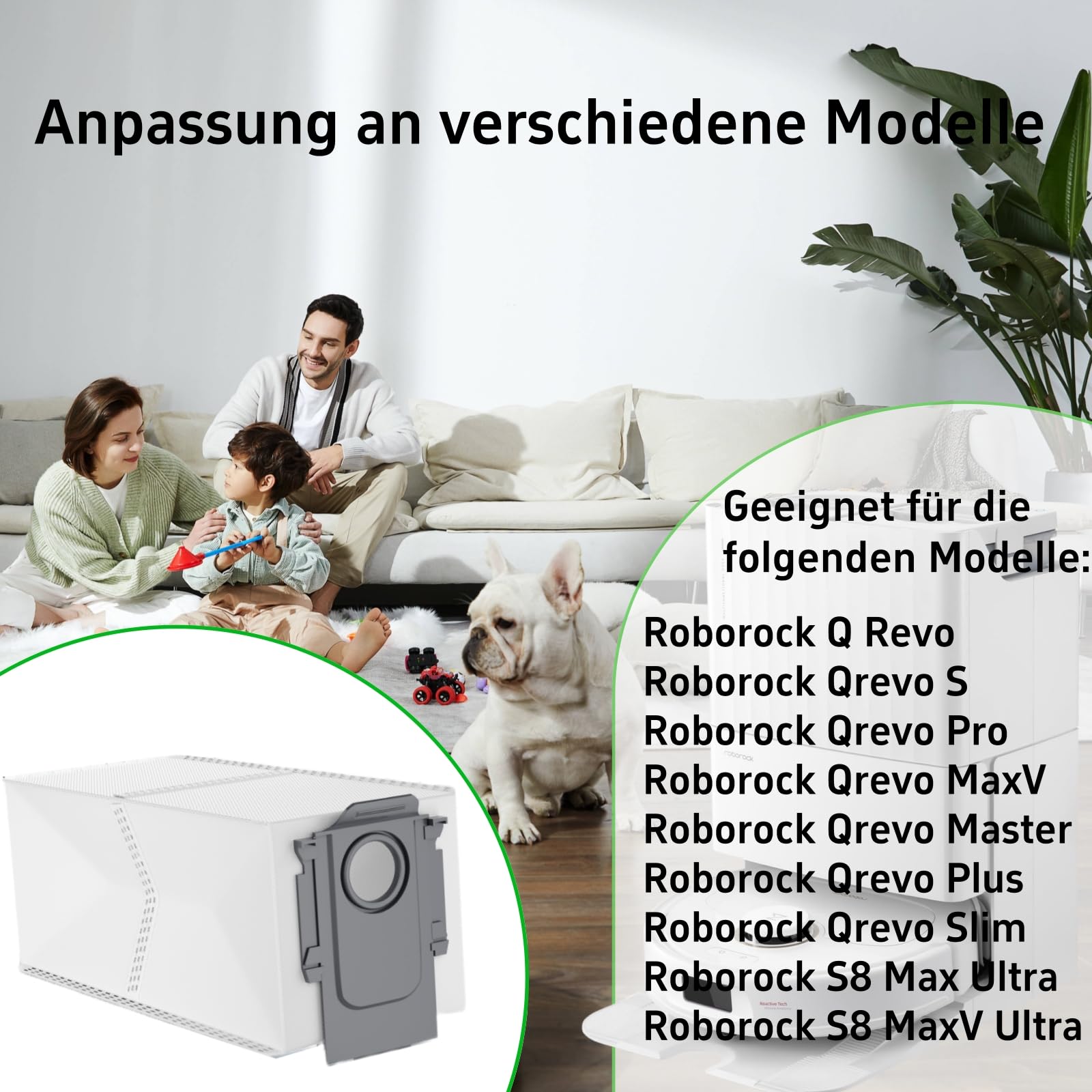 Roborock Q Revo/Q Revo Pro/Q Revo MaxV/QRevo Curv/QV 35A/35S/QR/S8 MaxV Ultra/QRevo S/Qrevo Maste/Elektrikli Süpürge için 12 Adet Toz Torbası, Yedek Torba Aksesuar Seti Elektrikli Süpürge Torbası
