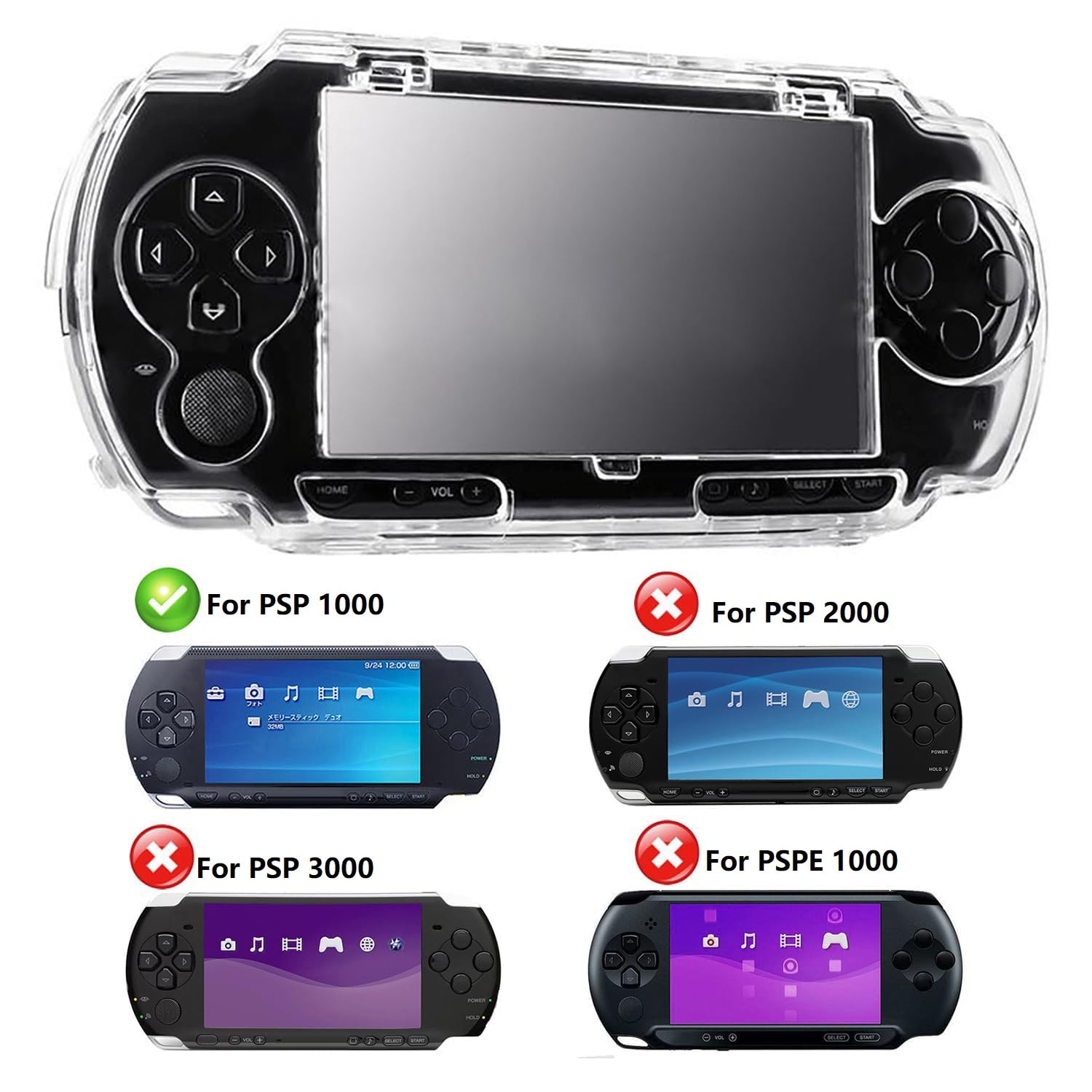 PSP(ケース付き) CYBER・セミハードケース（PSP用）｜サイバーガジェット