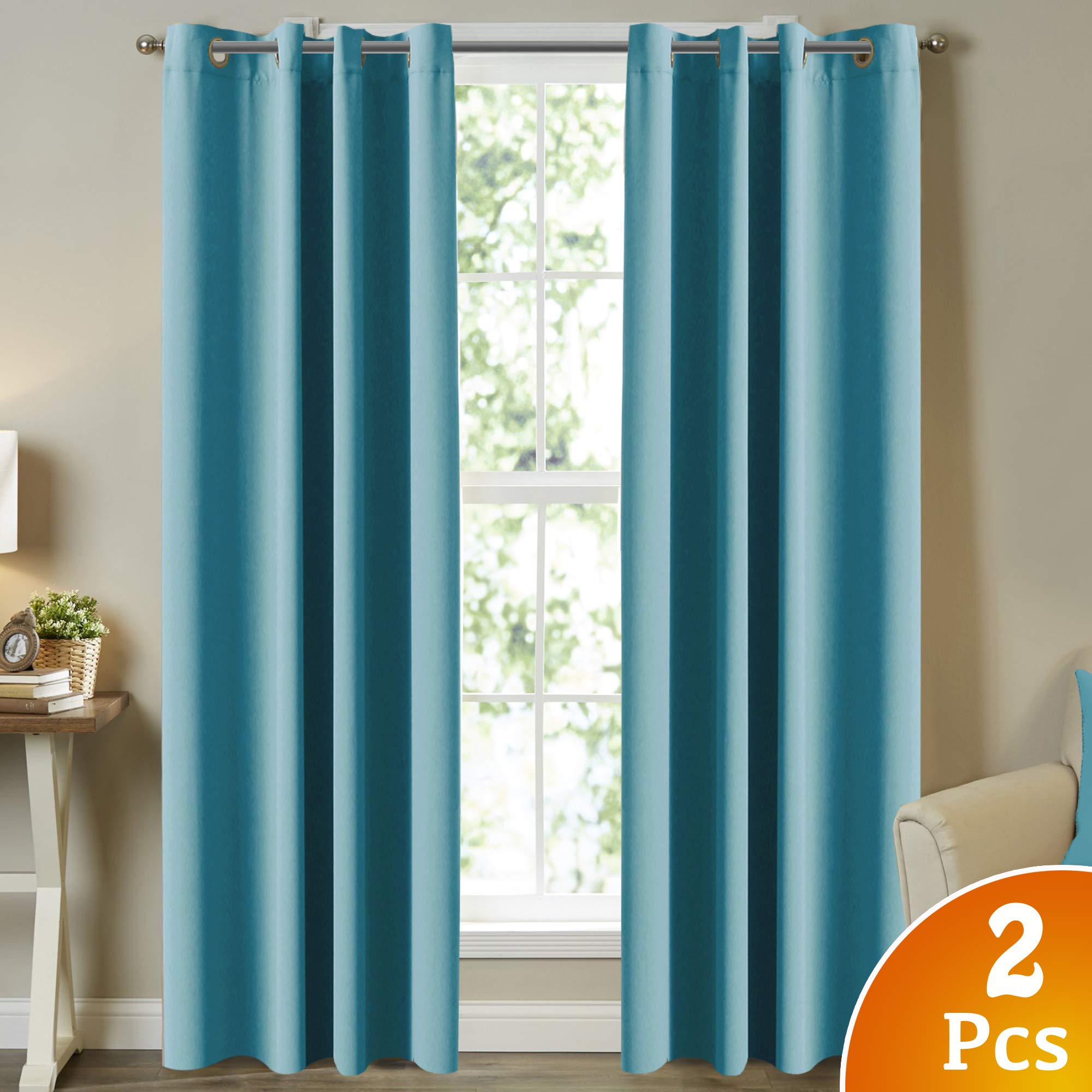 Aqua Bedroom Curtains Curtains & Drapes 2023