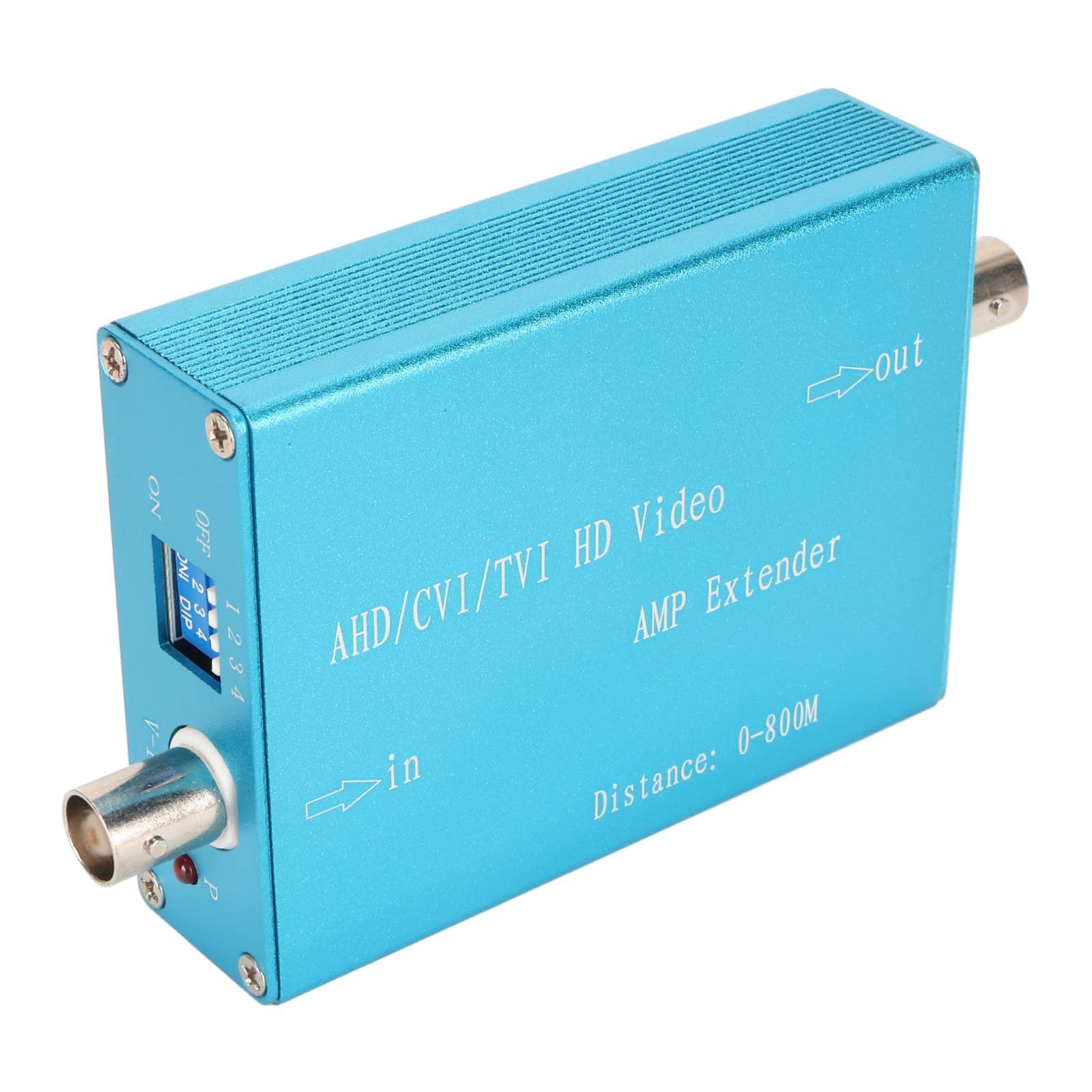 Amplificateur de Vidéo, Amplificateur de Distributeur Vidéo d'image HD sans Perte, Compatible avec Les Signaux Analogiques, AHD, CVI, TVI, Portée de Transmission de 2625