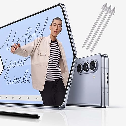 Miniatura 6 de Paquete de 3 puntas de repuesto para Samsung Galaxy Z Fold 5 puntas de repuesto compatibles con Samsung Galaxy Z Fold 5 puntas de repuesto + 1 pinza