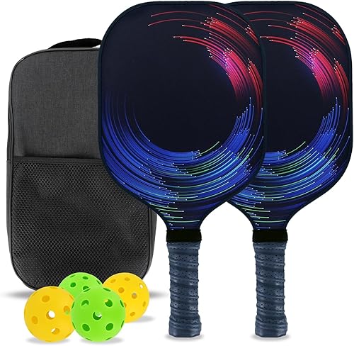 Pickleball Paddles Set of 2 USAPA Approved Pickleball Paddles Gifts for Beginners and Pros