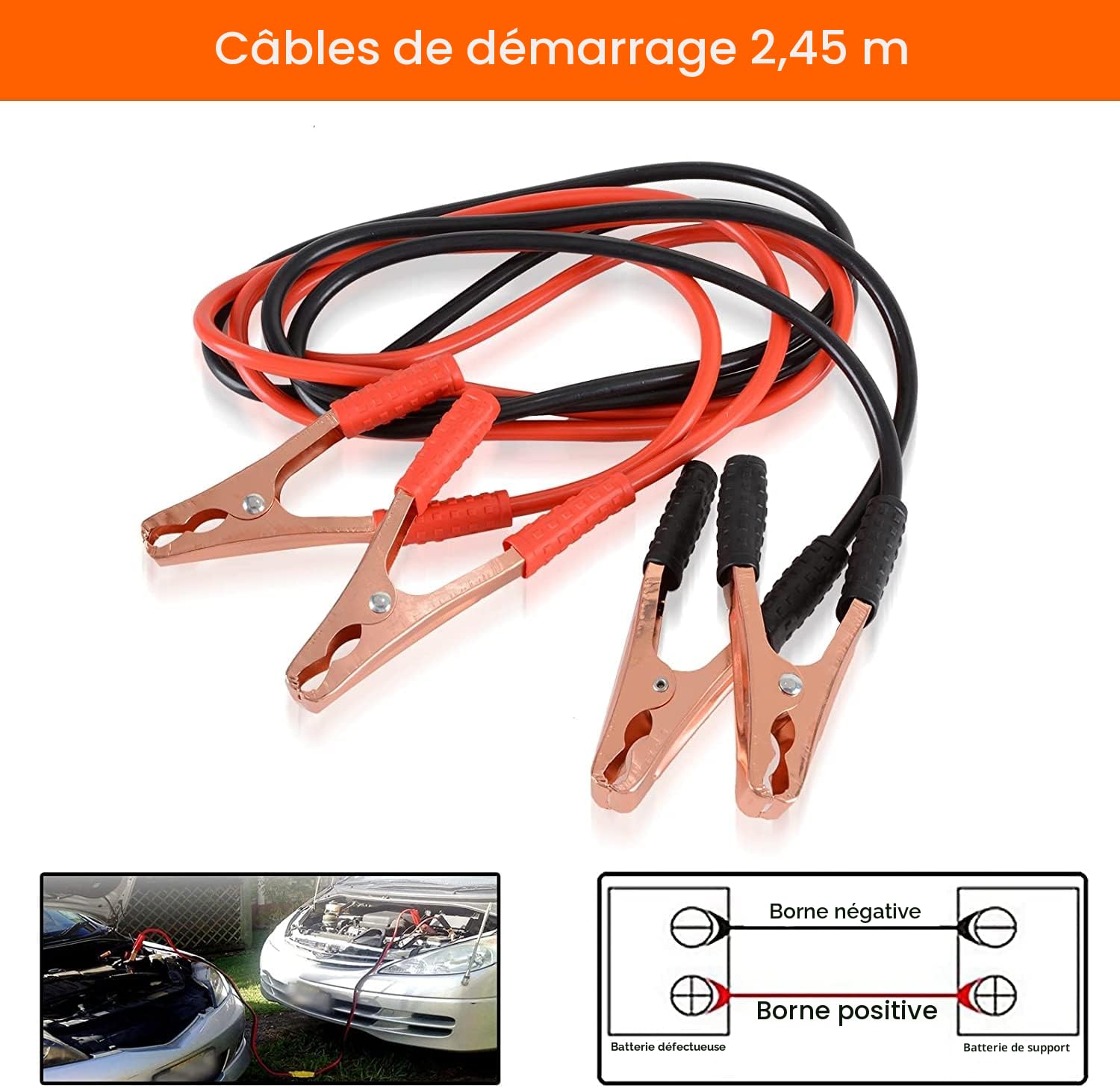 KAHEIGN Kits D'urgence 12 en 1 Pour Voiture, Voiture Dépannage Kit Inclus Signalisation Triangle, Visibilité Gilet, Remorquage Corde, Marteau Utilitaire, Saut Plomb, Voiture Fusible, Rangement Sac