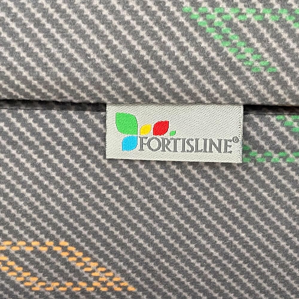 FORTISLINE Matelas de voyage pliable XL 195 x 120 x 8 cm | Matelas d'invité pliable | Certificat Oeko-Tex | Housse microfibre amovible | Mousse de polyuréthane | Idéal pour le camping et les invités