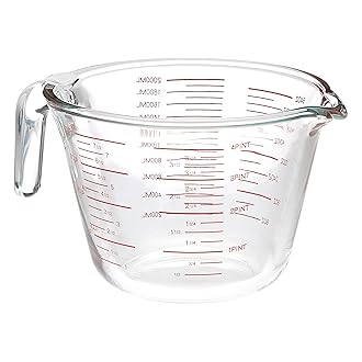 AmazonCommercial Glass Measuring Cup, 8 Cup Capacity (2 Liters)