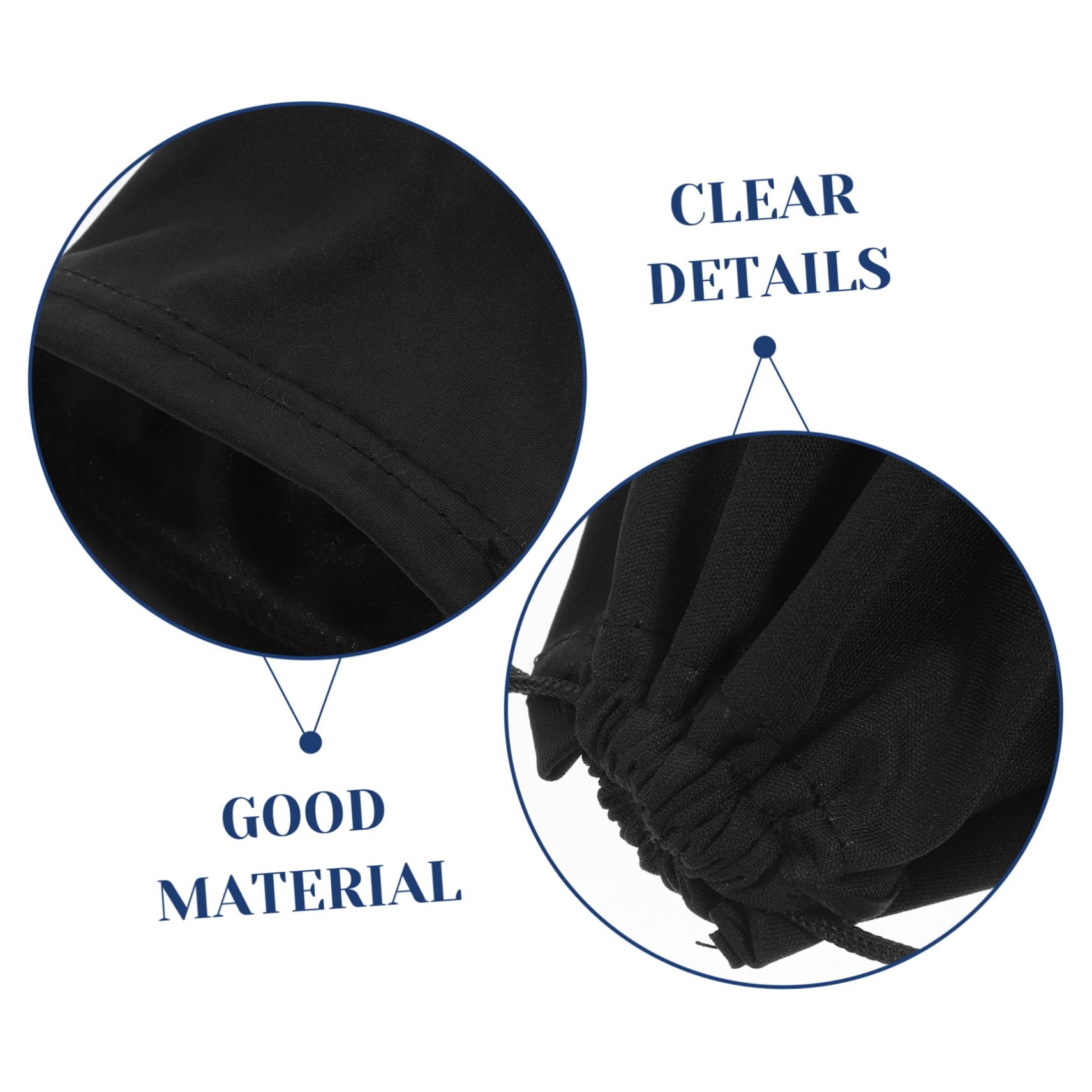 10pièces Pochette Lunettes Ski Microfibre Étui Rangement Souple Antirayures avec Cordons Protection Voyage pour Masques Et Lentilles