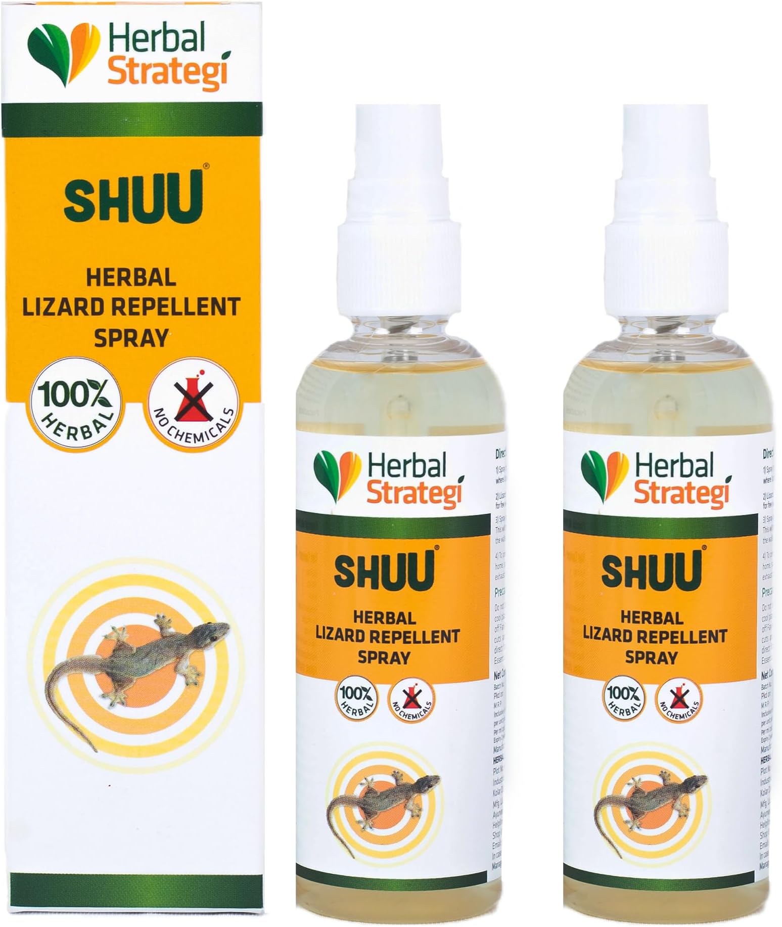 STRATEGI Herbal Lizard Repellent 100 ml Pack of 2