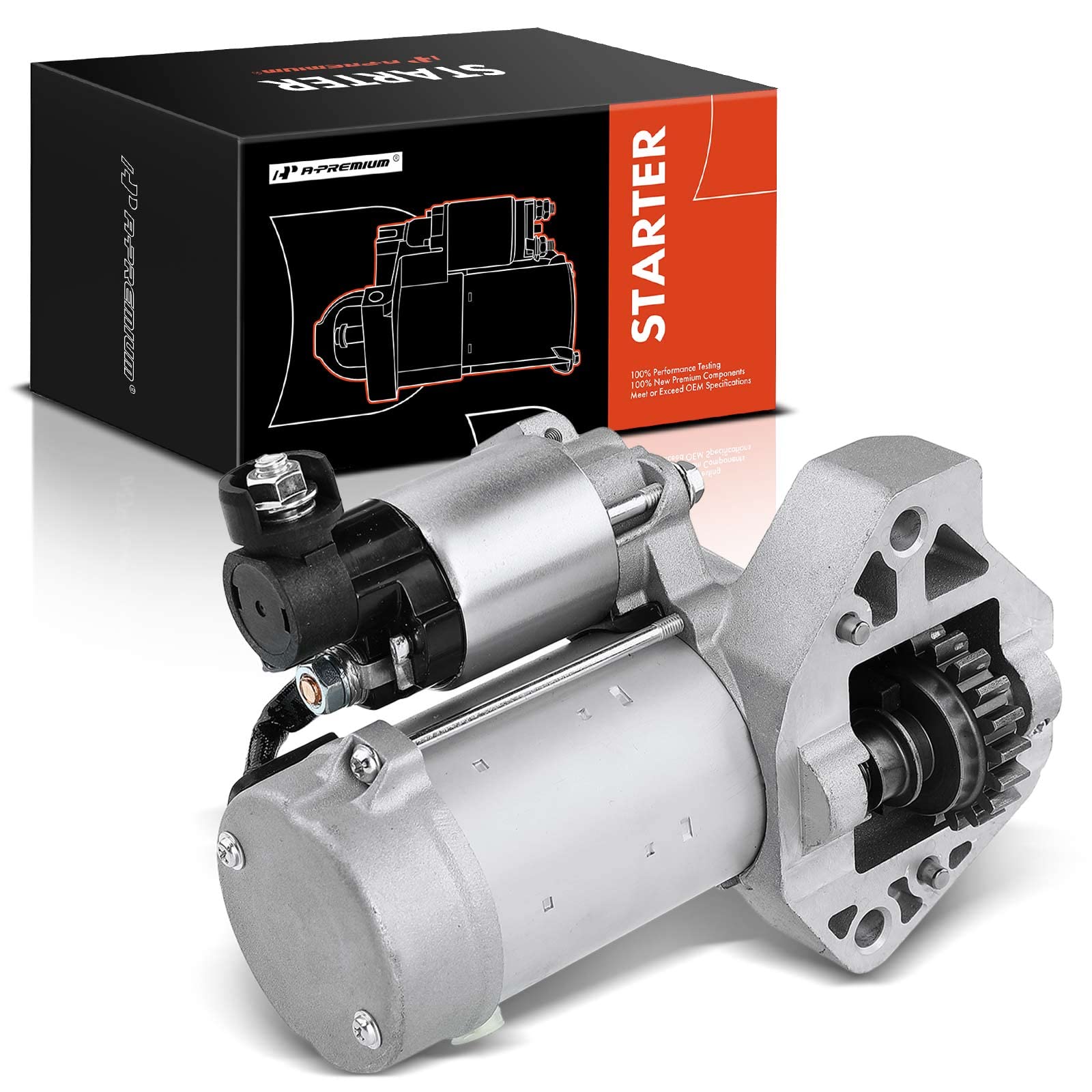 A-Premium Starter Motor Compatible with Honda Odyssey 11-13 & Acura MDX ZDX 10-13, RDX 13-18, 3.5L 3.7L, 12V 1.2KW 19 Teeth Counterclockwise, Replace# 31200-RYE-A71, 31200-RYE-A71RM, 428000-6780