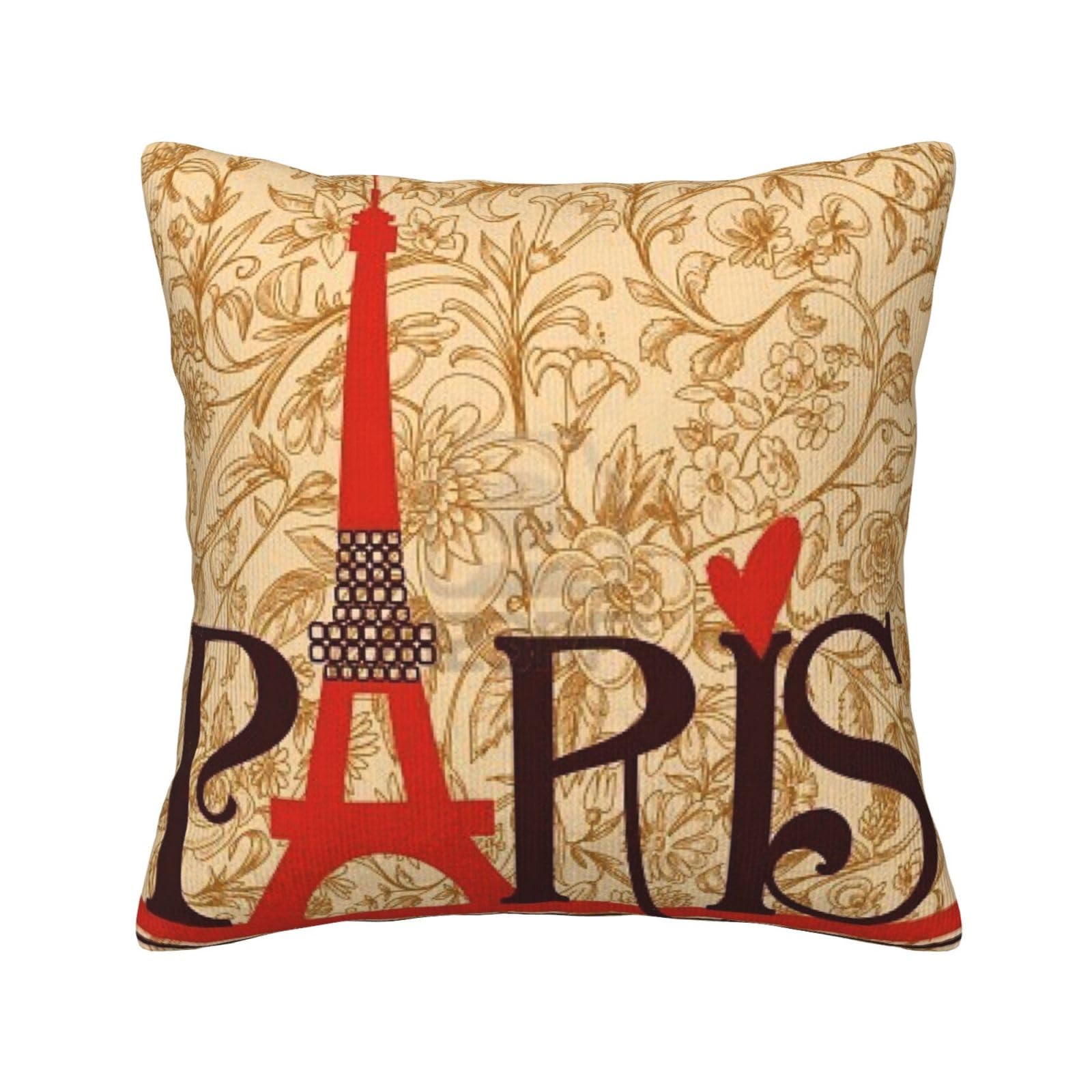 Housse de coussin vintage en velours côtelé au fini haut de gamme