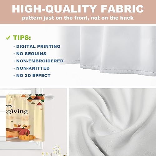 Vista 68 de Shrahala Ethnic Geometric Tribal Kitchen Valances Half Window Curtain, Native American Navajo Tribal Design Print Kitchen Valance for Window Ink