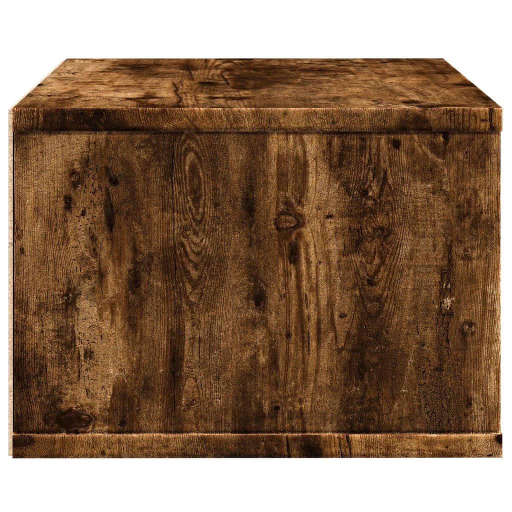 Druckerständer Räuchereiche 40x32x22,5 cm Holzwerkstoff Beistelltisch für Büro Wohnzimmer Schlafzimmer LH106048