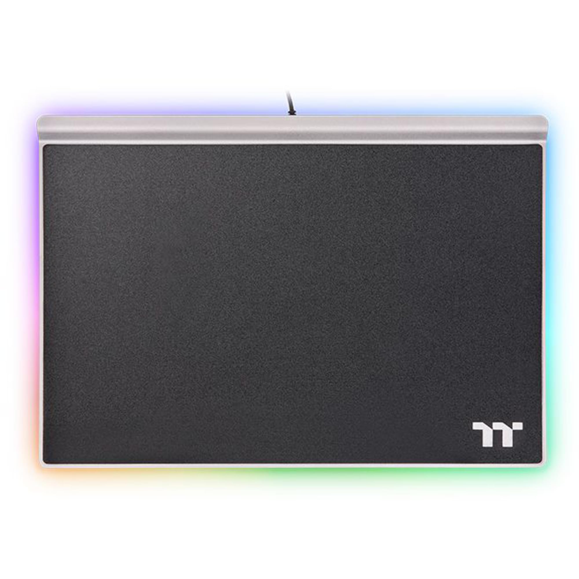 THERMALTAKE Argent MP1 RGB Alfombrilla de Ratón para juegos Negro, Titanio