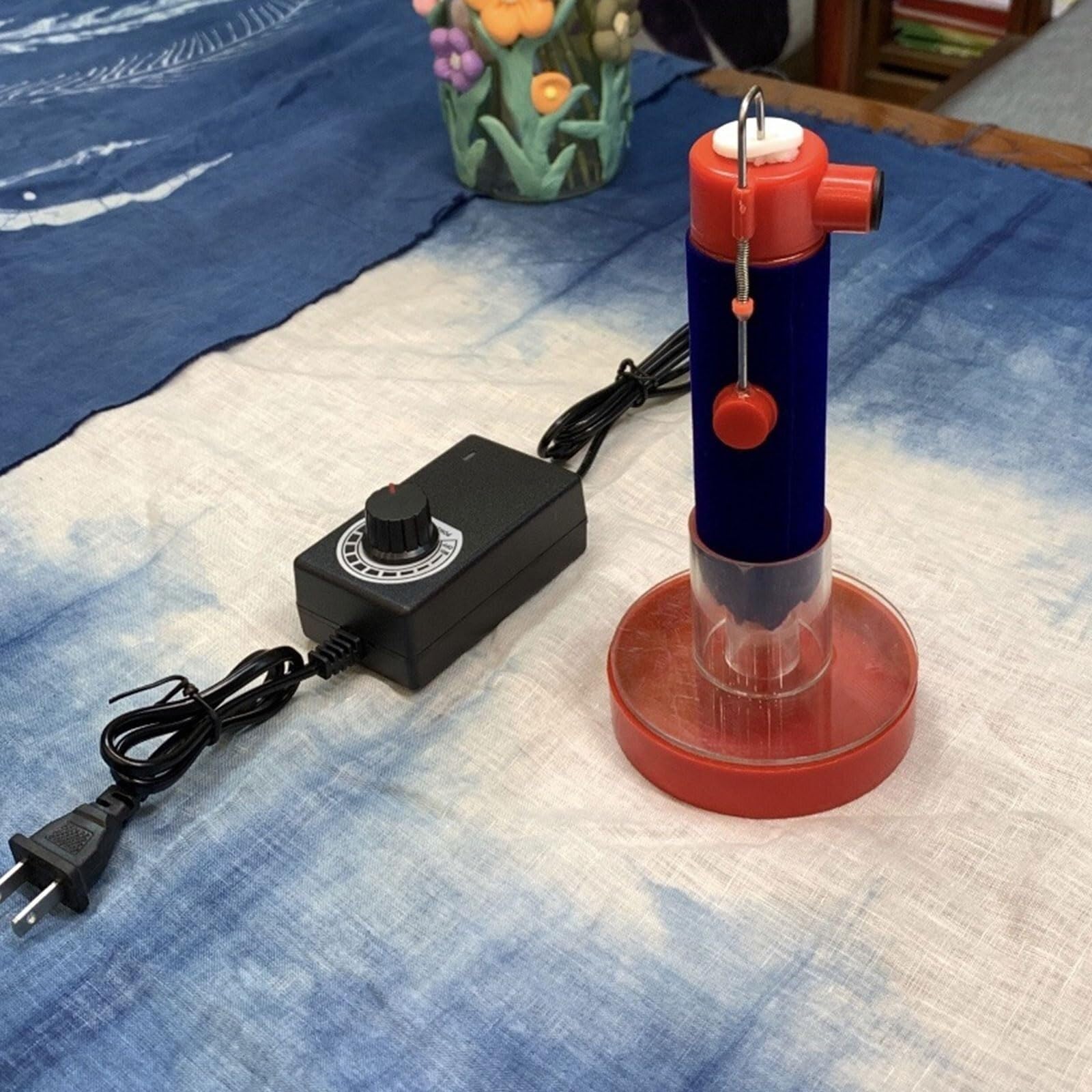 Zestaw Elektrycznego Długopisu do Wosku, Długopis Batykowy, Zasilanie Regulowana Temp, Do Tkanin, Gliny i Rzemiosła, Łatwe Użycie(Single pen set)