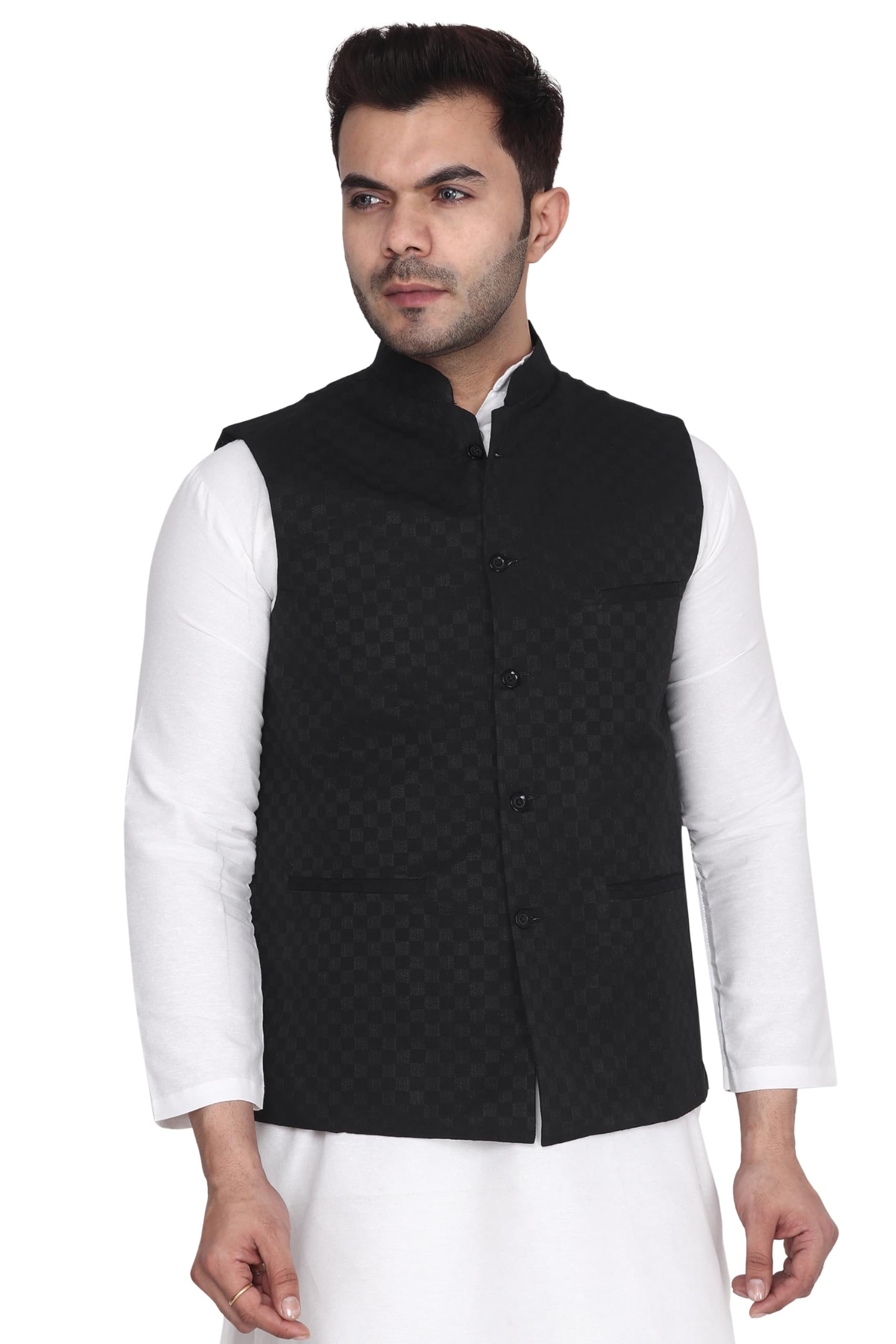Ethnic Premium Nehru/Modi Jacket/Waistcoat - Sleeveless Coat for Formal & Festival Wear