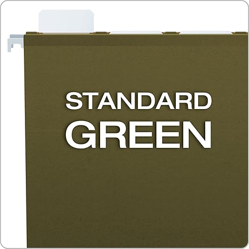 Miniatura 4 de Pendaflex Ready-Tab 42890 - Archivador de archivos tamaño de letra color verde estándar 5 pestañas 20BX