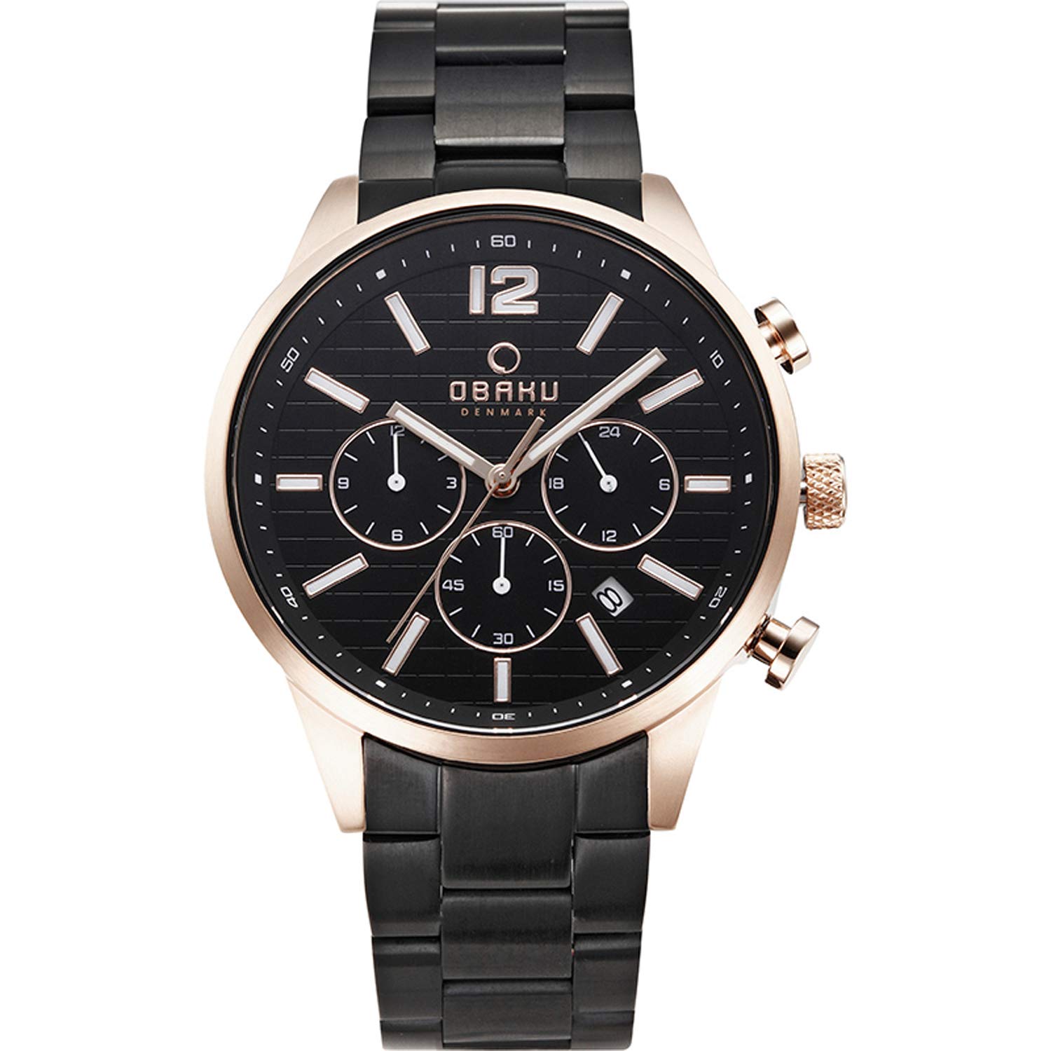 Obaku Analog Black Dial Men's Watch-V205GUVBSB : Amazon.in: Fashion