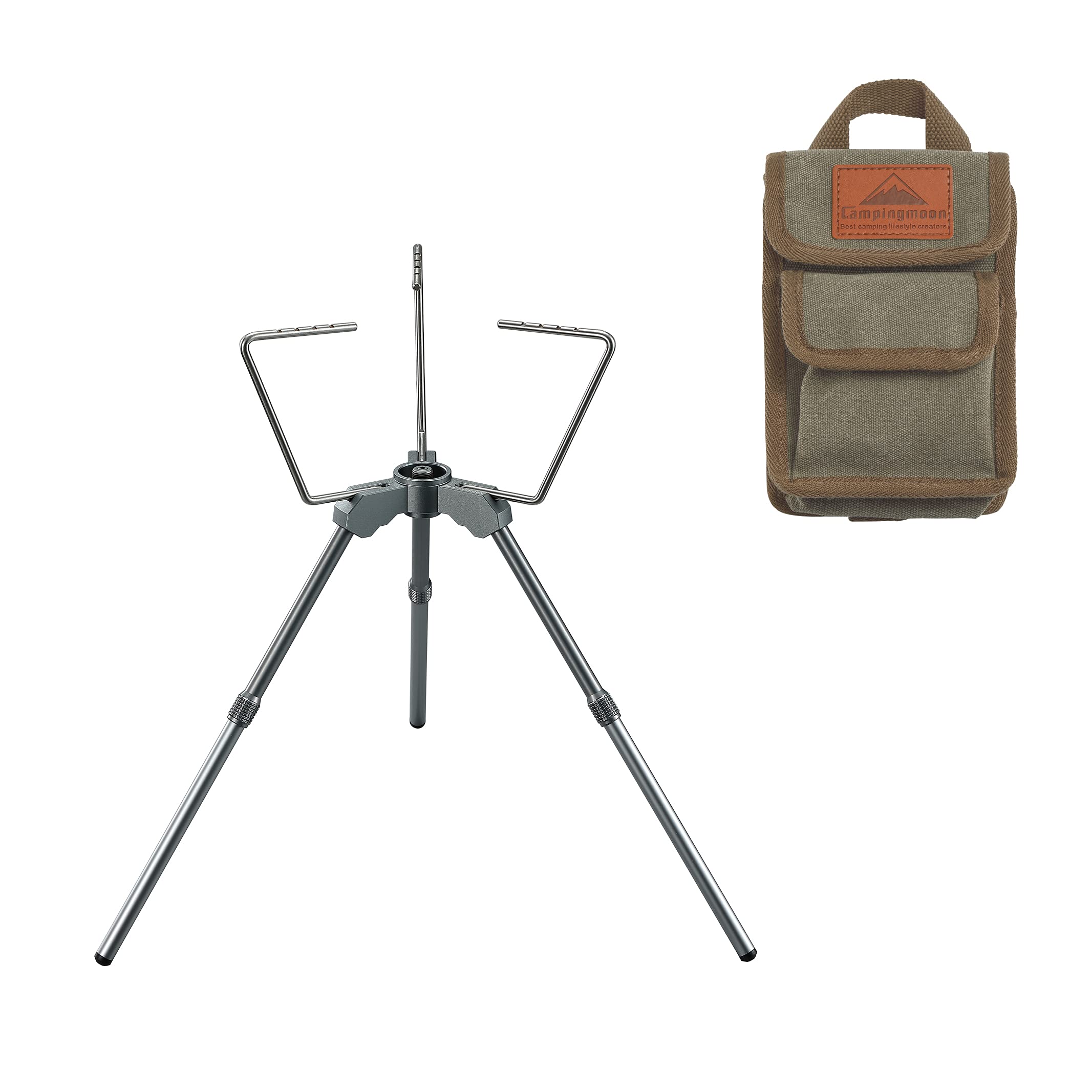 Support de réchaud intelligent Campingmoon Z01 stable à hauteur réglable