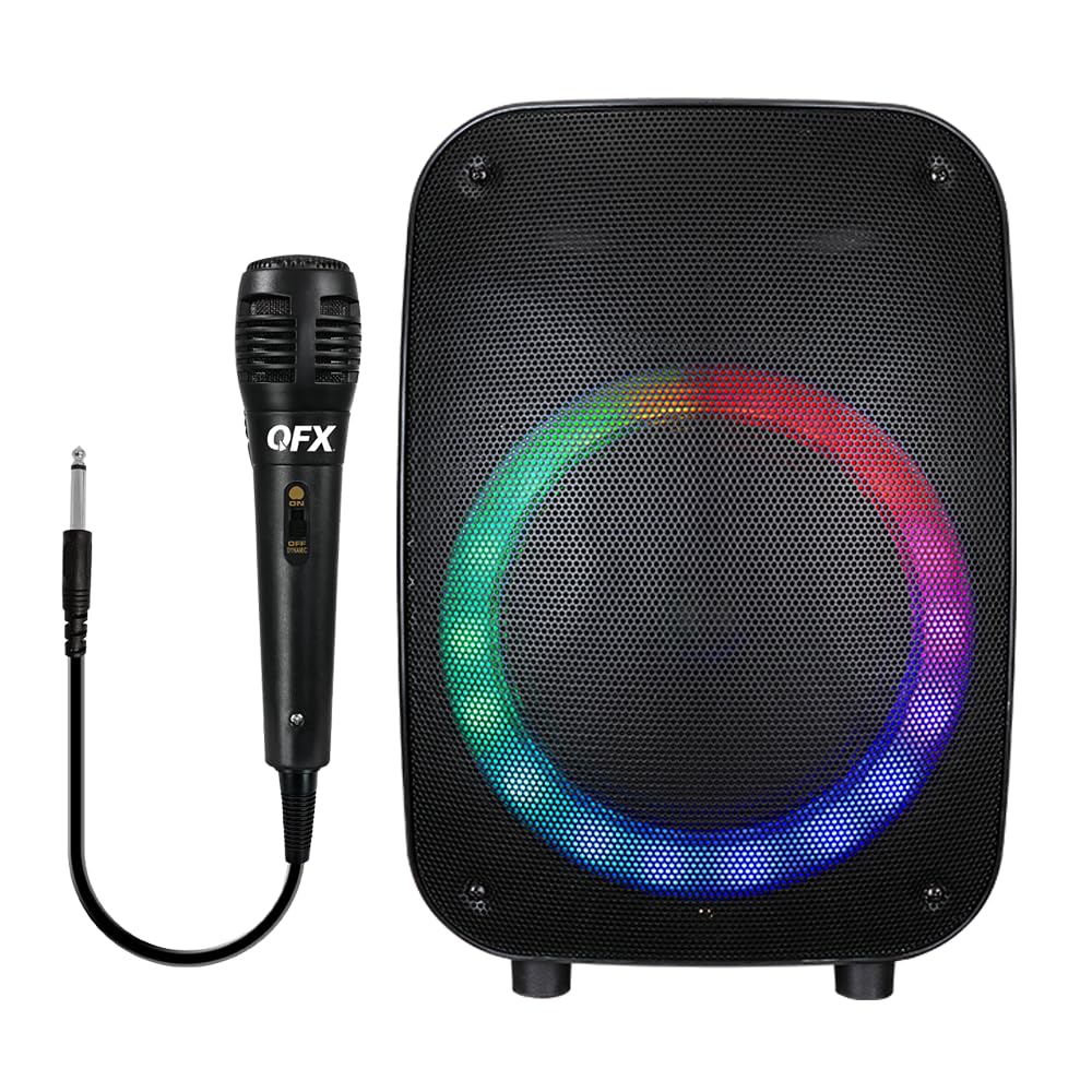 Amazon.com: QFX 8” Bluetooth Rechargeable Speaker with