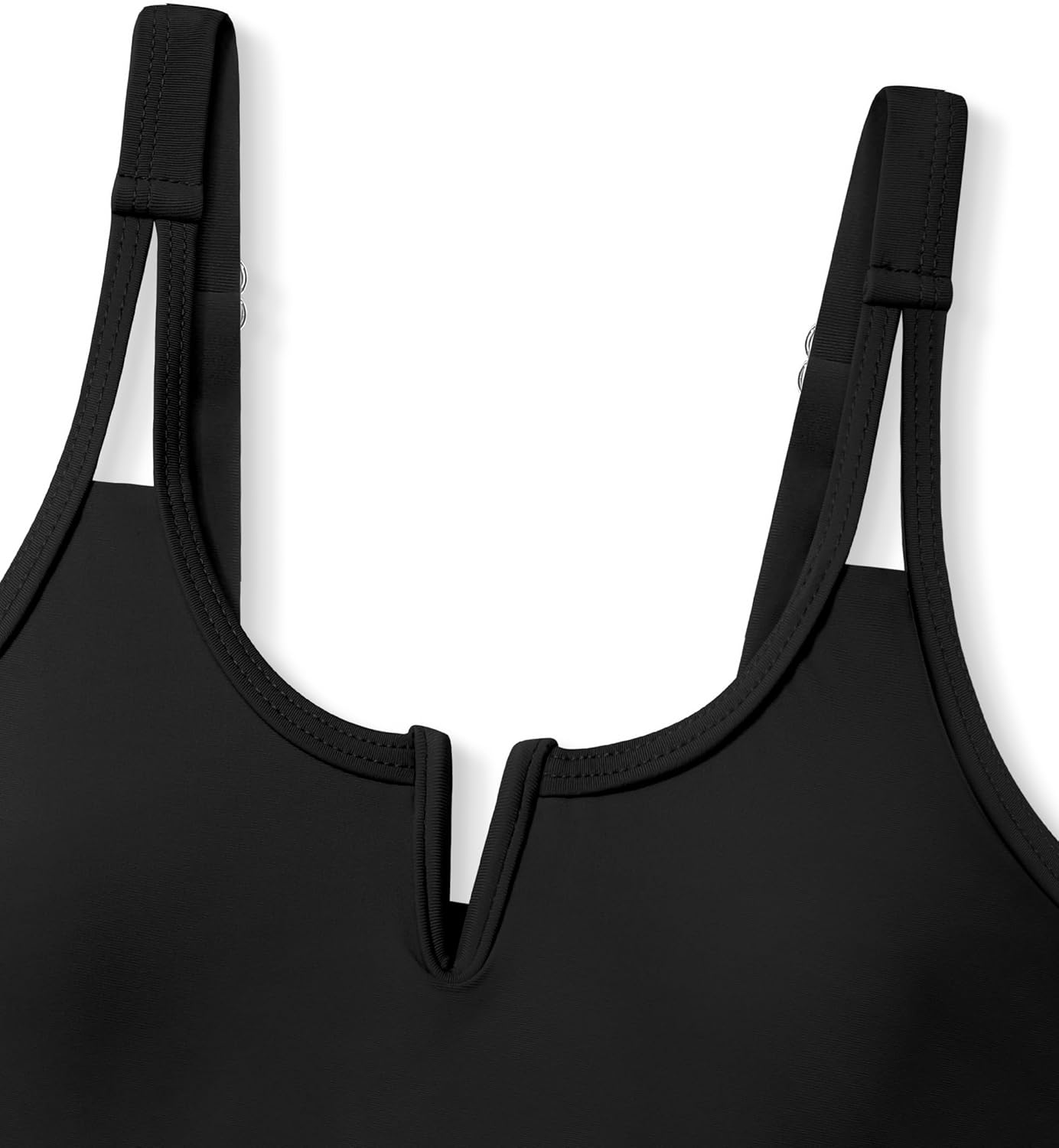 Girls Swimsuit High Waisted Bathing Suit for Girls V-Neck Cutout Two Piece Swimwear Color Block Welt Bikini Set 9-16y - Image 7