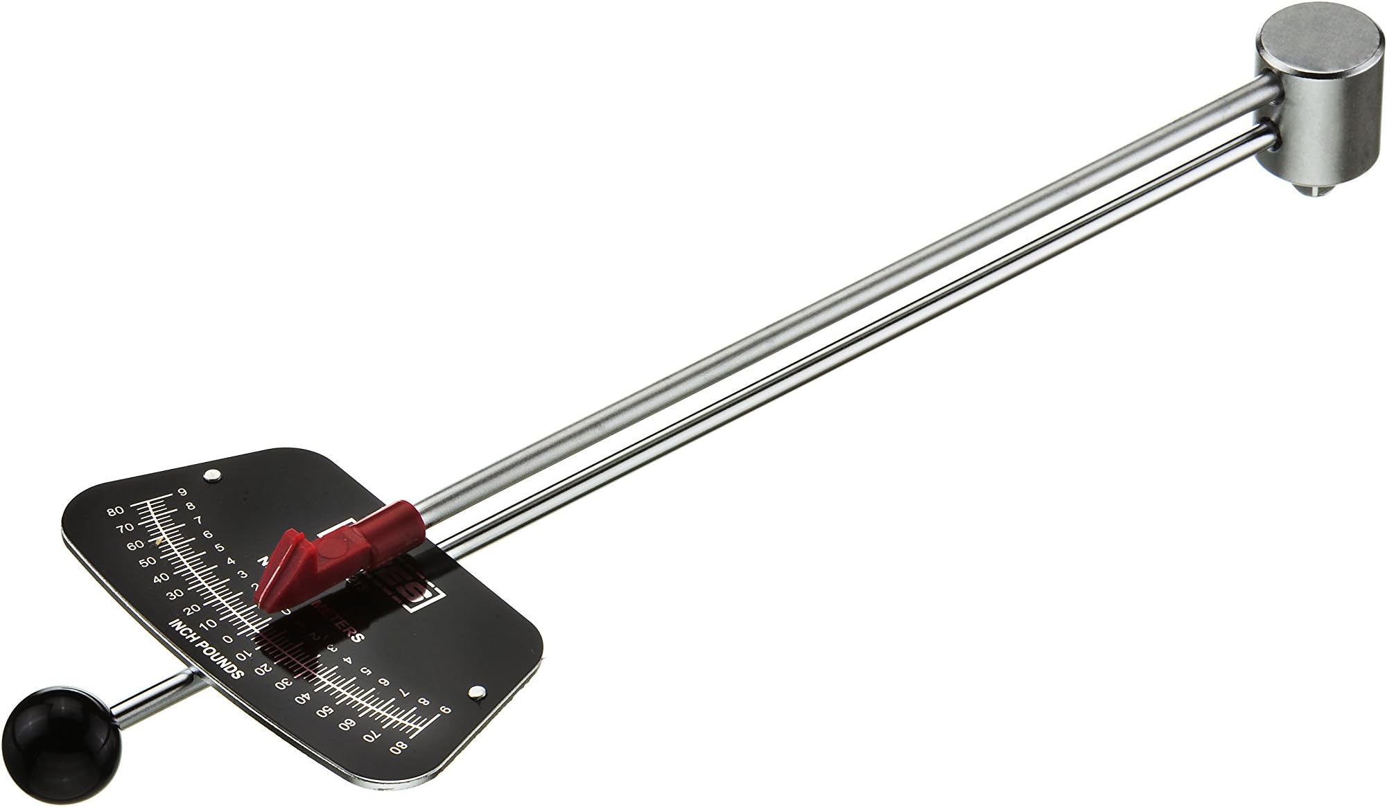ARES 70213-1/4-inch Drive Beam Torque Wrench - 0-80 Inch/Pounds and 0-9 Newton/Meter Torque Wrench - High Visibility Markings for Easy Readings