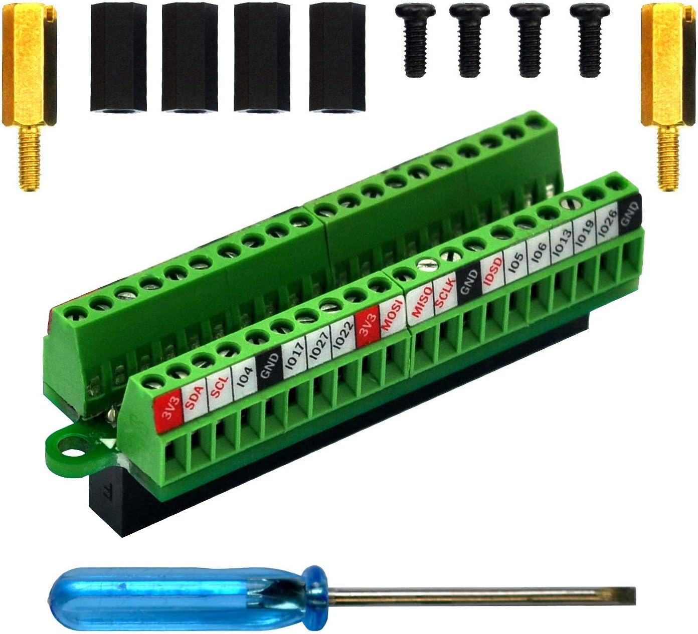 Ultra-Small RPi GPIO Terminal Block Breakout Board Module, for Raspberry Pi