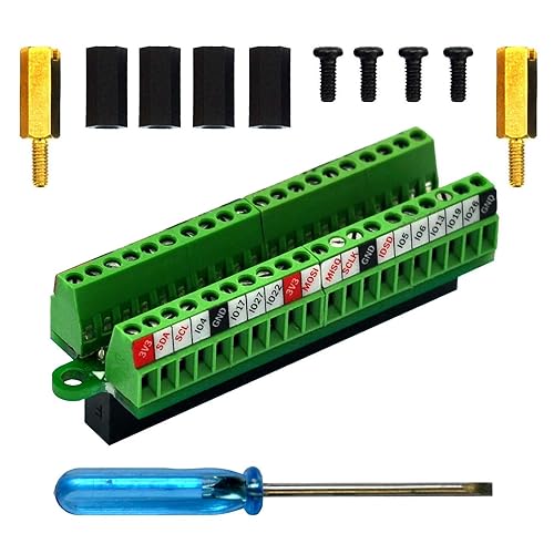 Módulo de placa de ruptura de bloque de terminales RPi GPIO ultra pequeño, para Raspberry Pi