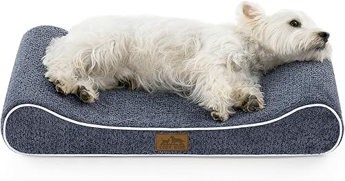 Miniatura 21 de Cama ortopédica para perros grandes de hasta 90 libras, funda extraíble lavable con forro impermeable y parte inferior antideslizante, colchón