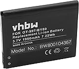 Bater?a vhbw 1950mAh para Alcatel OneTouch 997, 997D, OT-997, OT-997D, OT-998, One Touch X Pop, TCL S710, TCL S800, Base Lutea 3 III sustituyeTLiB32E Bater?a vhbw 1950mAh para Alcatel OneTouch 997, 997D, OT-997, OT-997D, OT-998, One Touch X Pop, TCL S710, TCL S800, Base Lutea 3 III sustituyeTLiB32E