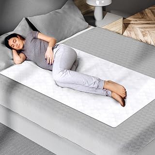 Epica Washable Waterproof Bed Pads 34x52 (2 Pack) - Reusable Incontinence Mattress Protectors for Adults Babies Pets 500 Washes