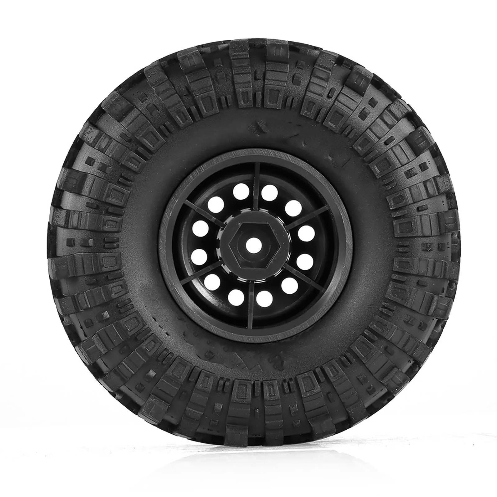 RC Neumáticos Rueda para Traxxas para HSP para Redcat para Tamiya para Axial SCX10 D90 1/10 RC Rock Crawler Car 4 Uds Neumáticos De Goma 1,9