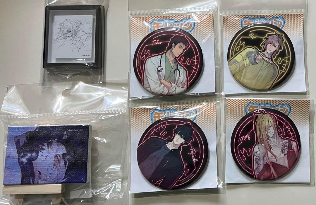 スロウダメージ 生原画展 額縁マグネットコレクション 全8種