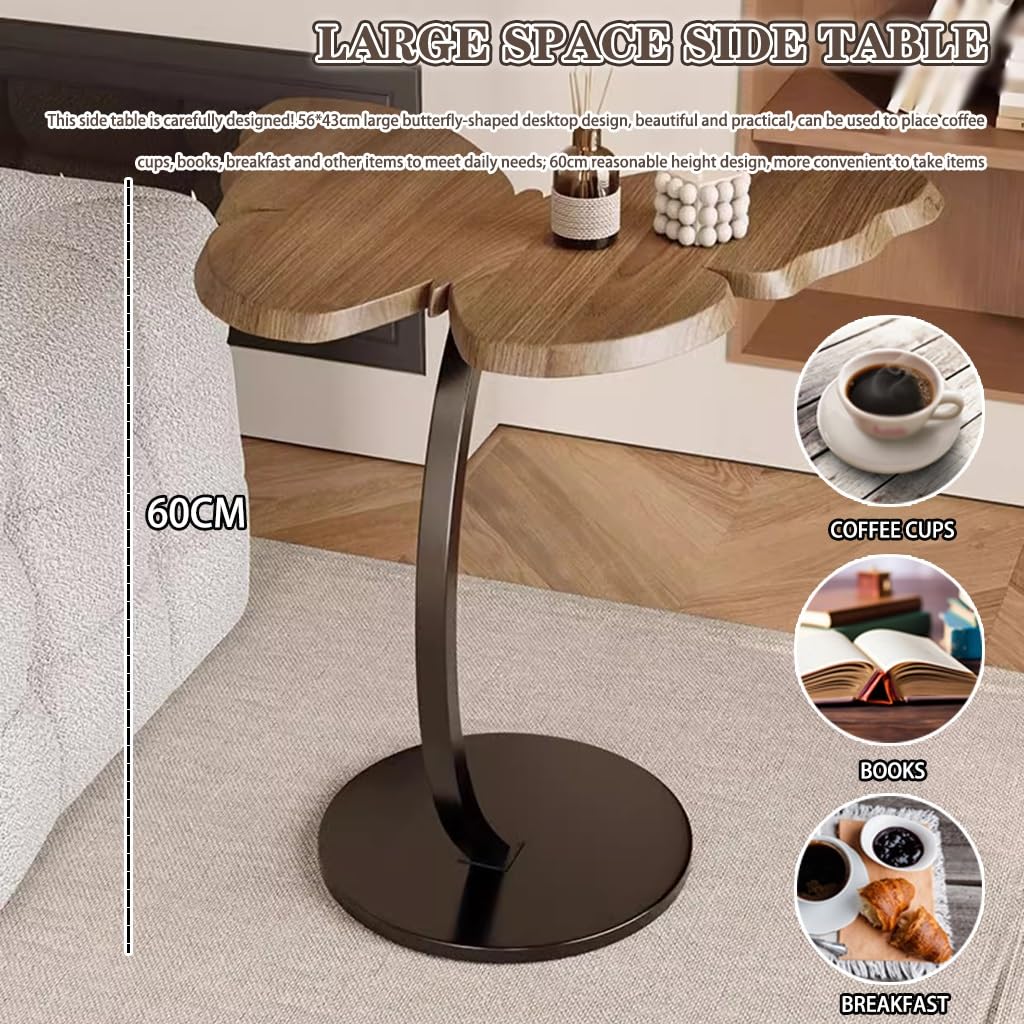 Amazon.com: Side Table for Couch Vintage Style Butterfly Shape End