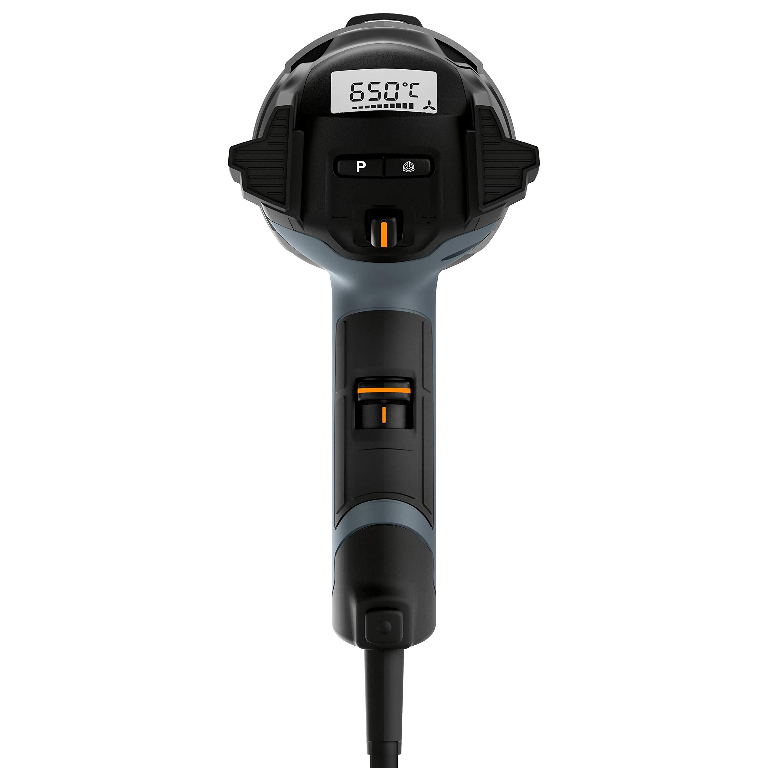 Steinel Heißluftgebläse HG 2520 E im Koffer, Profi-Heißluftpistole, 3 m Kabel, LCD-Display, 700°C|500 l/min, 2300 W