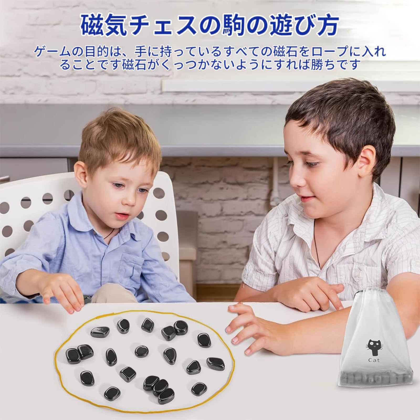 磁器のボードゲーム Amazon | ポクミル 磁石 ゲーム 20個入り クラスター 磁石 ゲーム 磁石