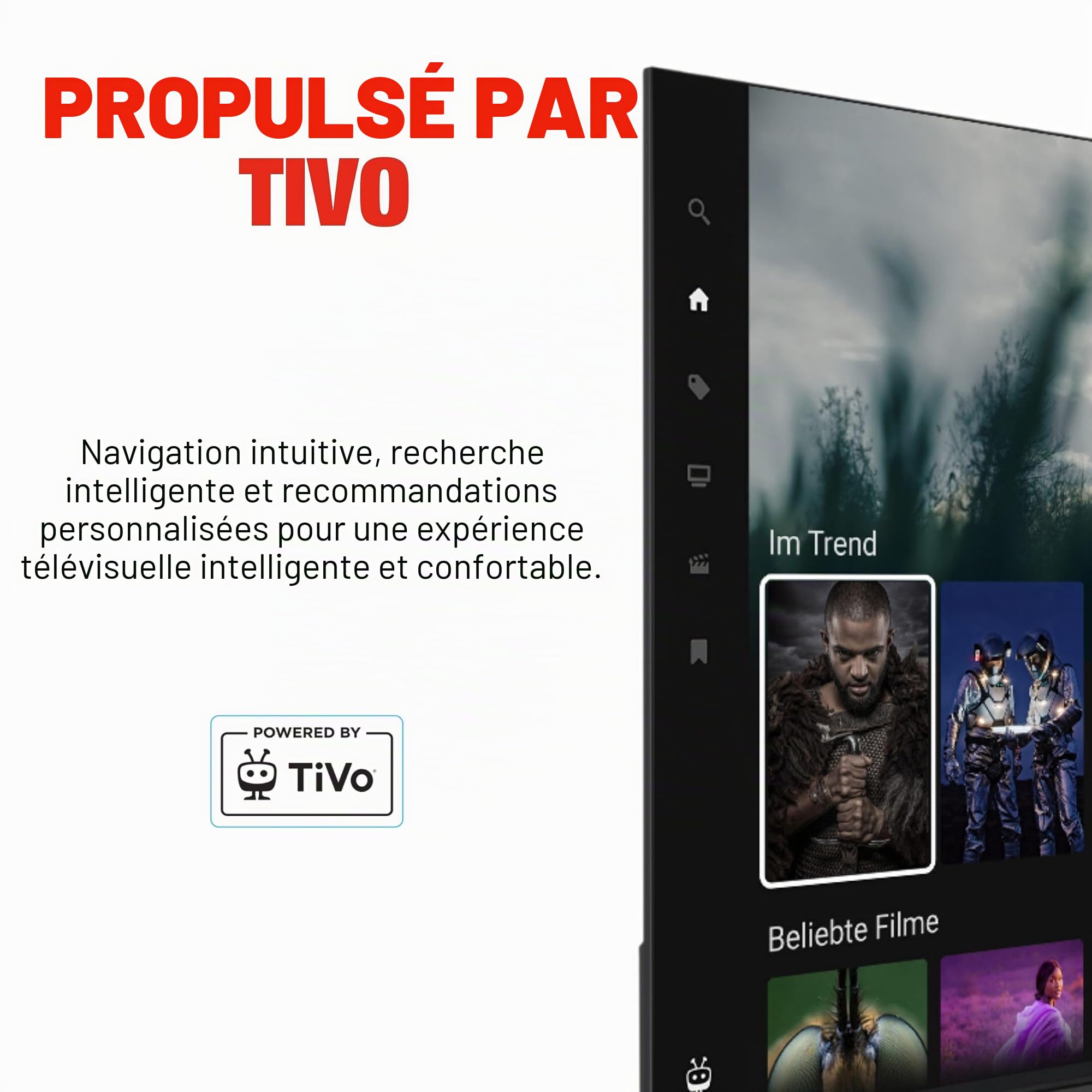 TELEFUNKEN TiVo XF40TP900S Téléviseur 40" Smart TV avec Triple Tuner et 6 Mois HD+ avec téléviseur LED XF40TP900S (2026)