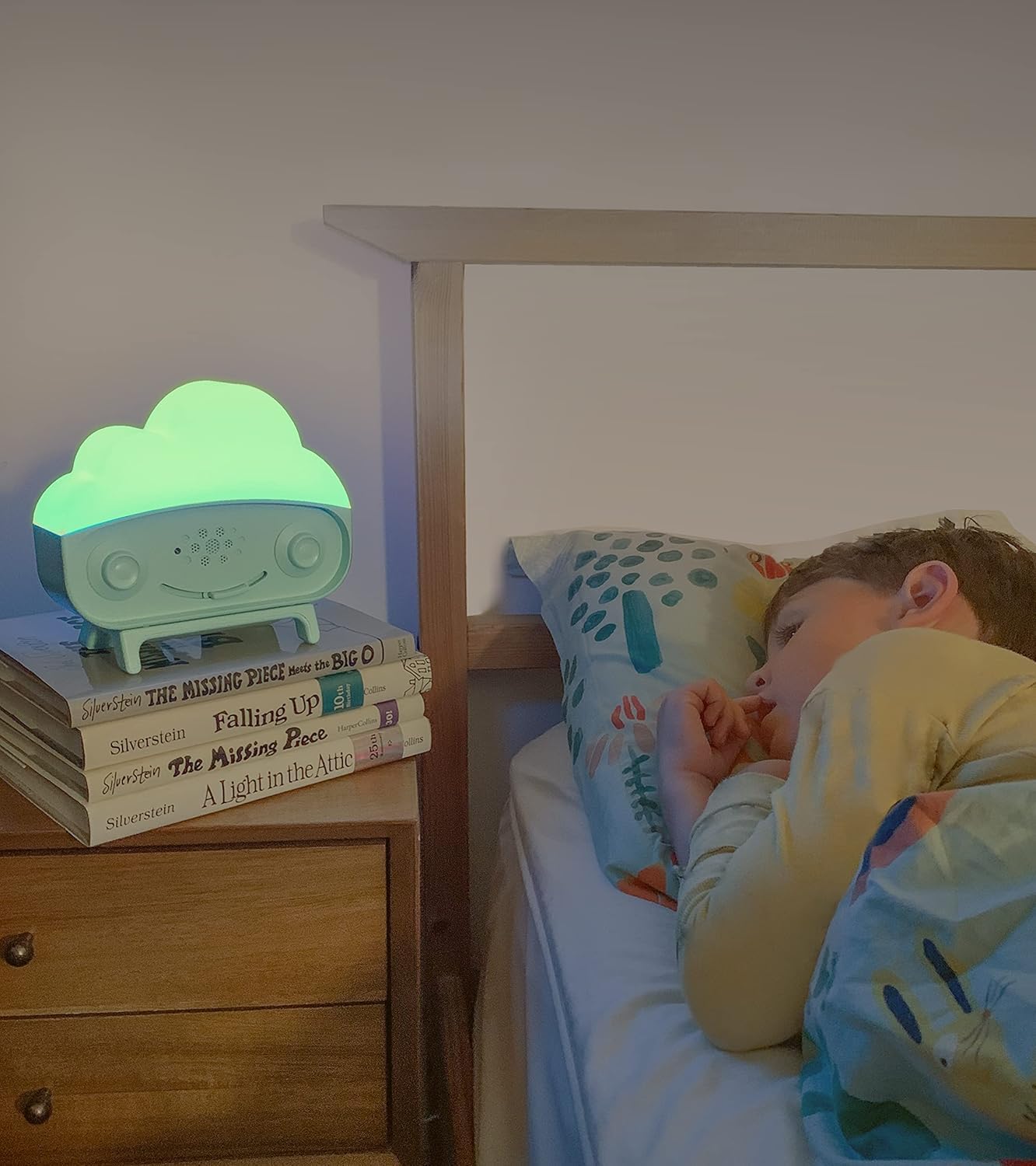 Happiest Baby SNOObie - Macchina per il rumore bianco intelligente - Macchina sonora portatile per bambini con luce notturna - 12 suoni rilassanti per l'allenamento del sonno, tè