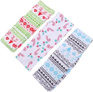 Faixa de cabelo para bebês lindas faixas de cabelo para recém-nascidos, acessórios adoráveis para recém-nascidos, faixas de cabelo natalinas aconchegantes e bonitas para bebês