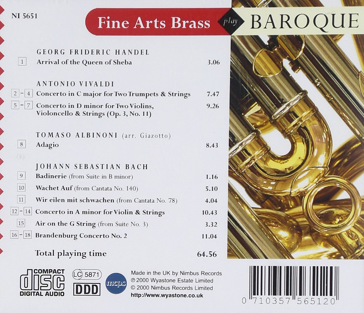Fine Arts Brass Play Baroque
