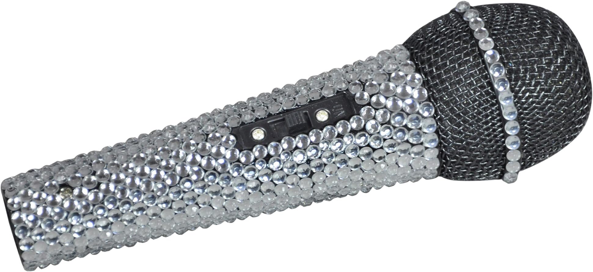 New Jersey Sound Corp Crystal Effect Karaoke Microphone - Silver