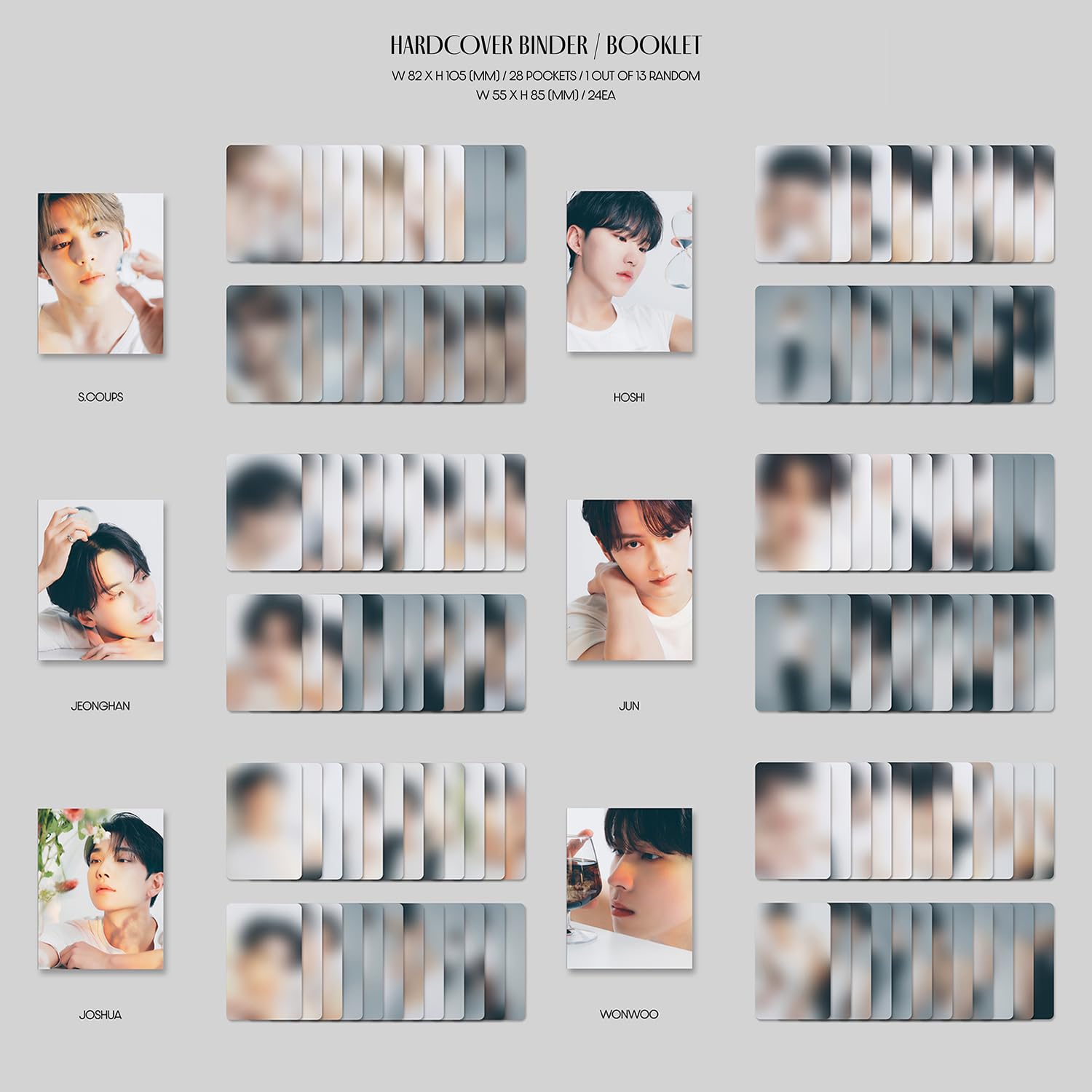 SEVENTEEN - BEST ALBUM [17 IS RIGHT HERE] (DEAR Ver. - Random Ver.) Ounbox + Hardcover Binder let + Lyric R + Random Photocard + 2 Pin badges + 4 Extra Photocards