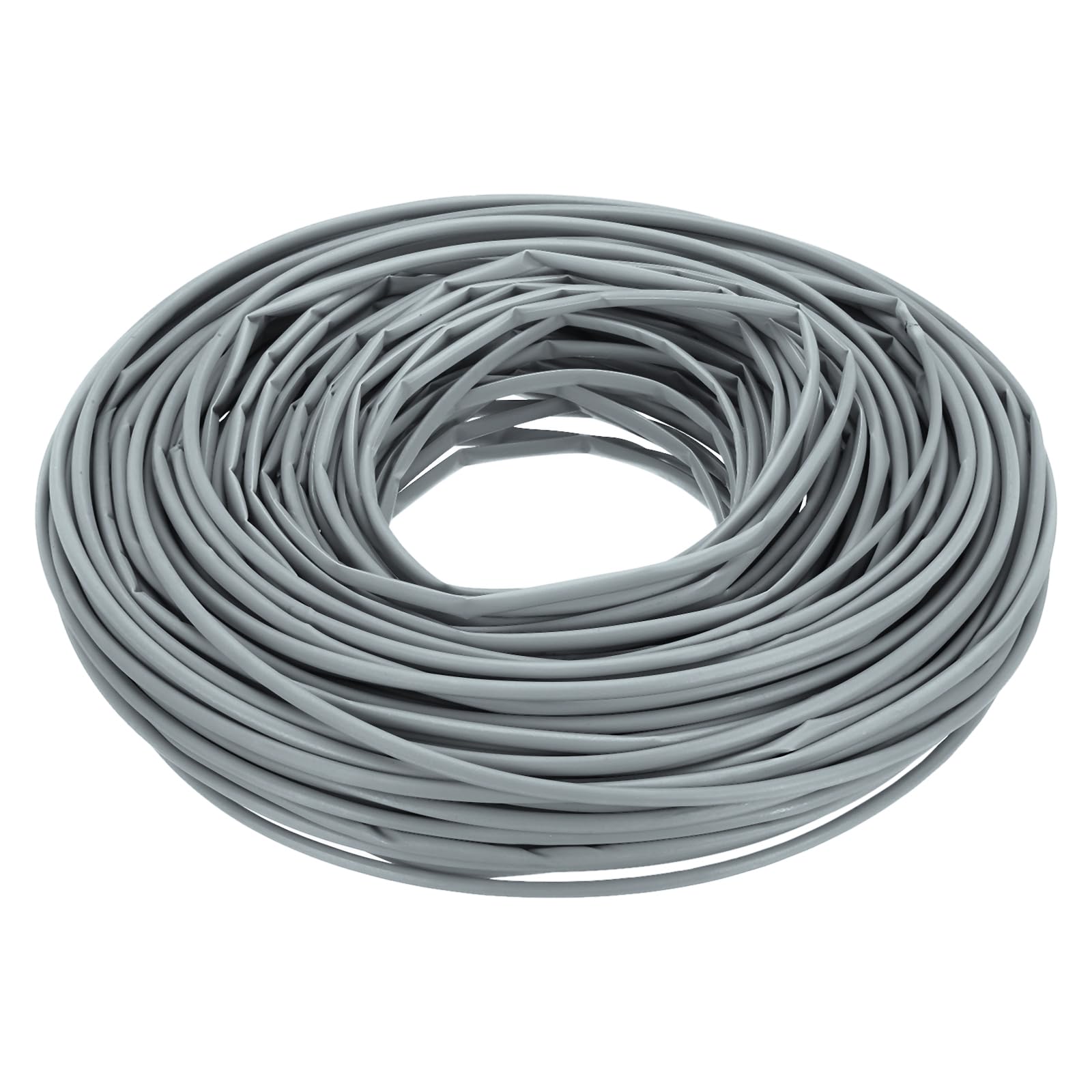 Guaina termorestringente, diametro interno 1/24", lunghezza 75,9 m, rapporto 2:1, poliolefina, guaina termorestringente per isolamento dei cavi elettrici, gestione dei cavi, nero