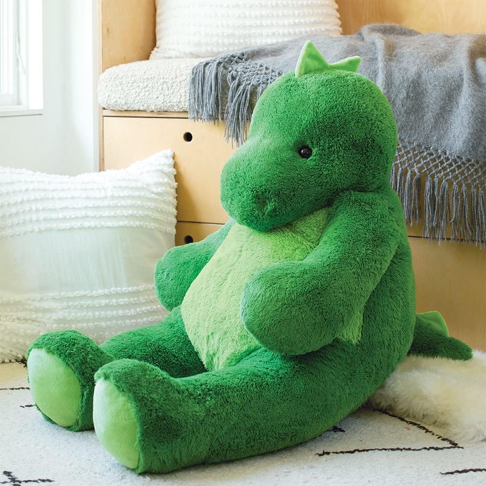 Vermont Teddy Bear 4 Foot Dinosaur Stuffed Animal | Large Stuffed Animals T-Rex Plush | Perfect Easter Giant Dinosaur Plush Toy from Giant Cuddle Collection for Kids and Adults | Hand Finished in USA