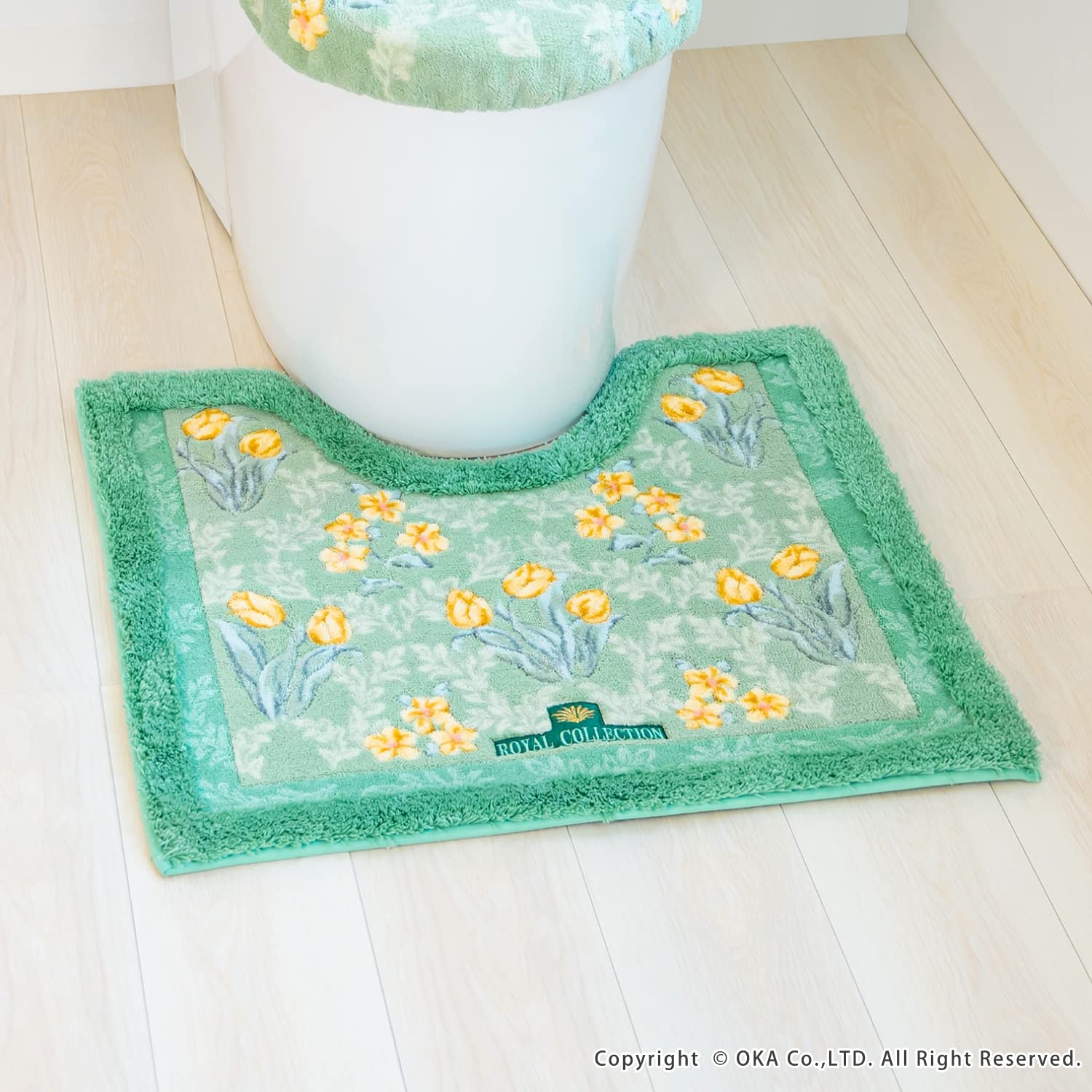 トイレマット 4点セット 日本製 オカ ロイヤルコレクション アーツ
