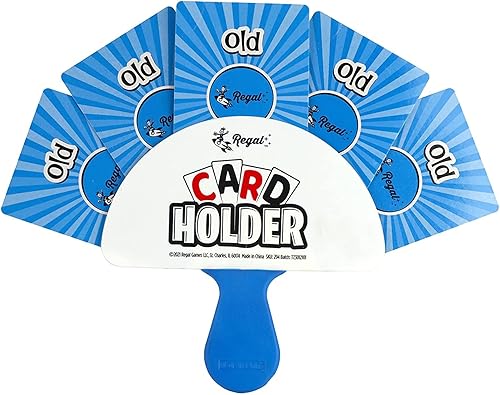 Miniatura 8 de Regal Games Paquete de 4 tarjeteros para jugar a las cartas, tarjetero para niños con paletas de plástico, ideal para diversión familiar y noche de