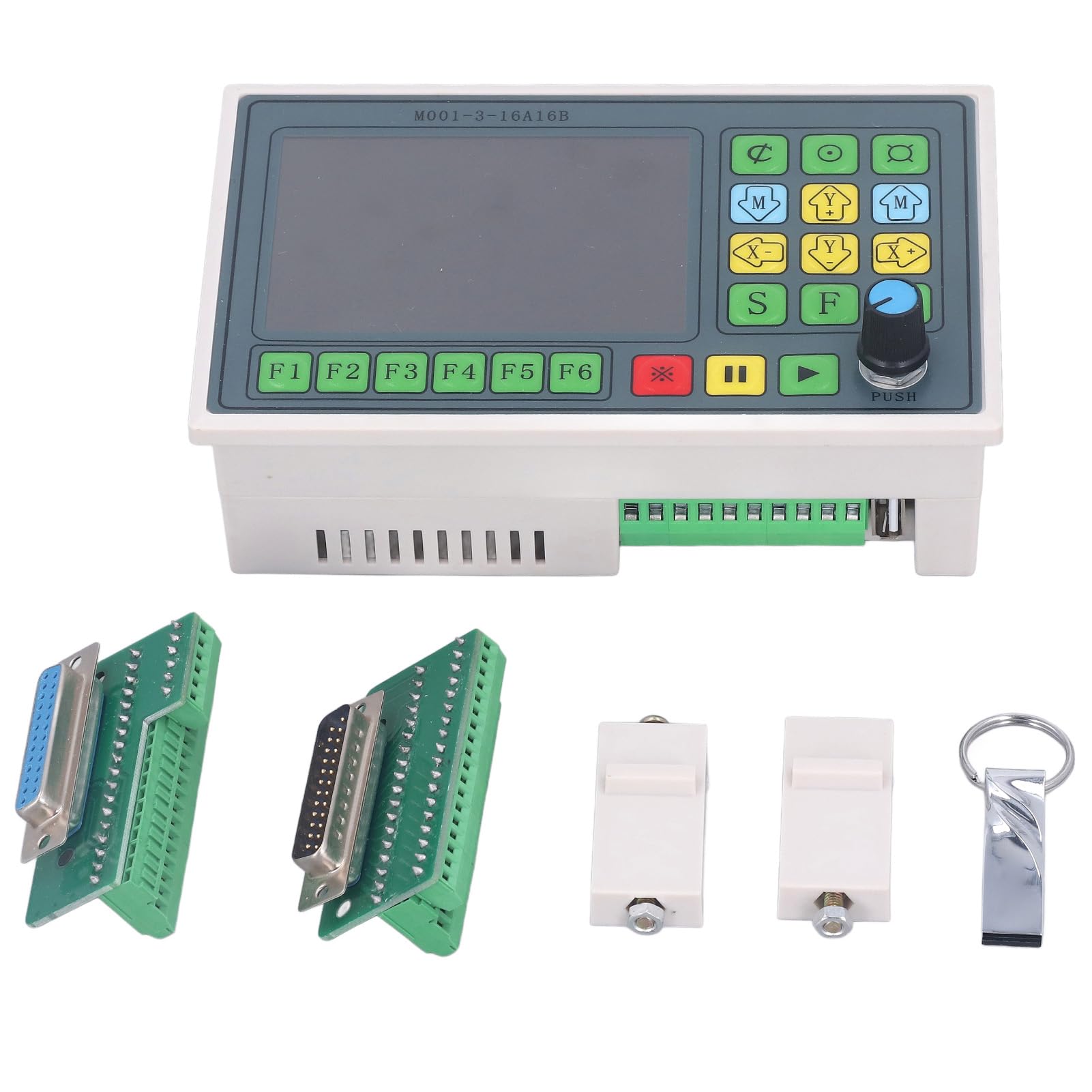 Fafeicy Controlador de Movimiento CNC, de Control de Ejes PCB 3 Ejes DC12